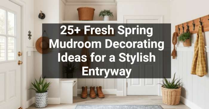 Entryway table decor ideas