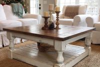 Large coffee table decor