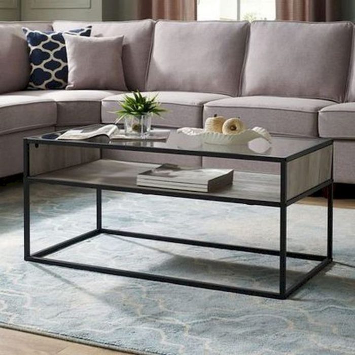 Living room center table decor ideas