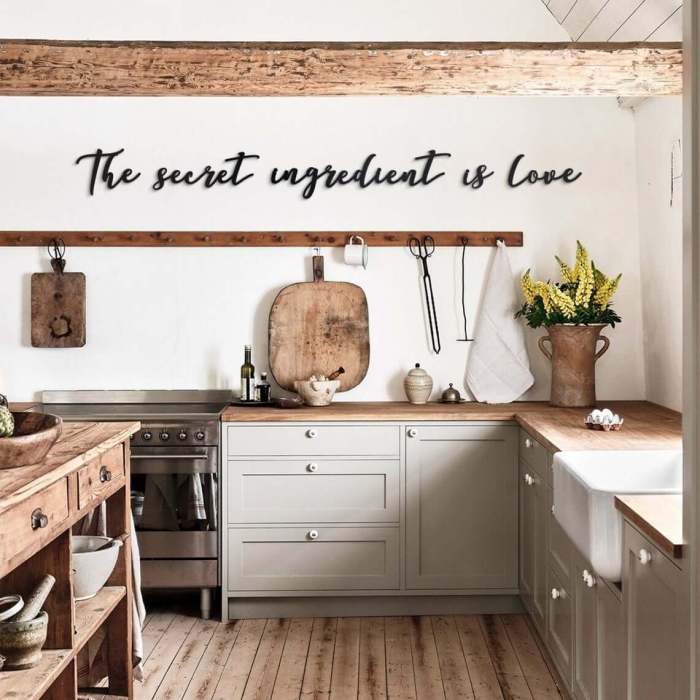 Kitchen wall decor ideas modern