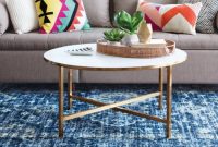 Round coffee table decor ideas