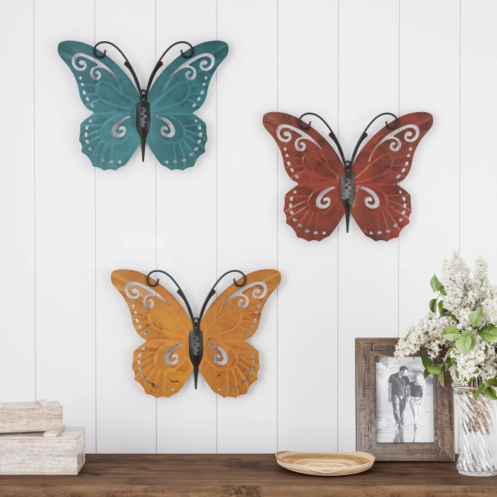 Wall metal butterfly outdoor decorative large decor decors ideas white indoor 2021 top bernardbeneito