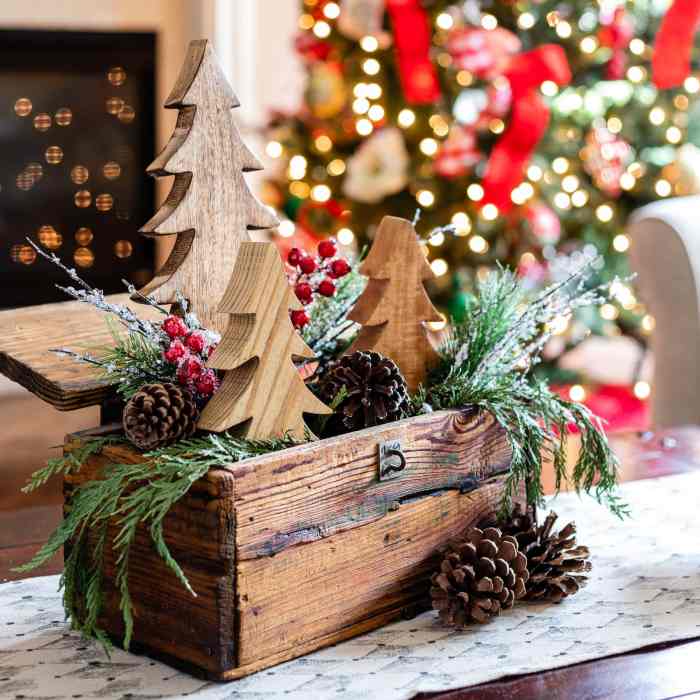 Christmas coffee table tray decor decorations ideas tablescapes decoration