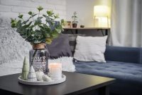 Modern living room table decor