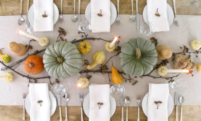 Dining table fall decor ideas