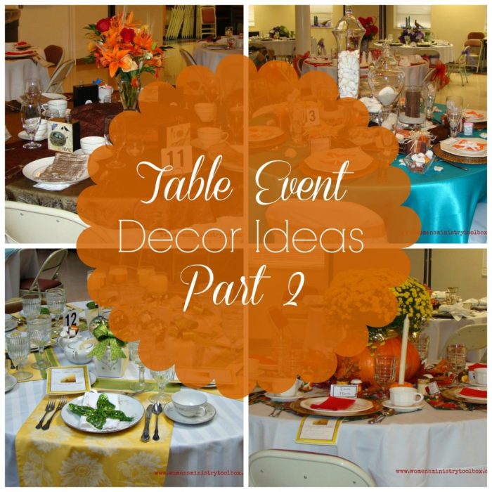 Table decor ideas for functions