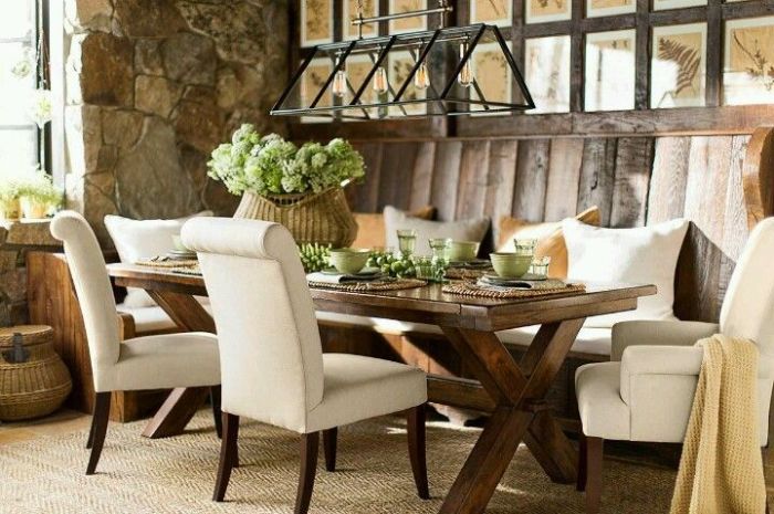 Dining room pottery barn inspiration table passiondecor marieclaude rooms thelittlecorner tumblr saved