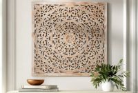 Wood panel wall decor