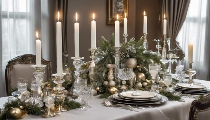 Christmas dining table decor ideas