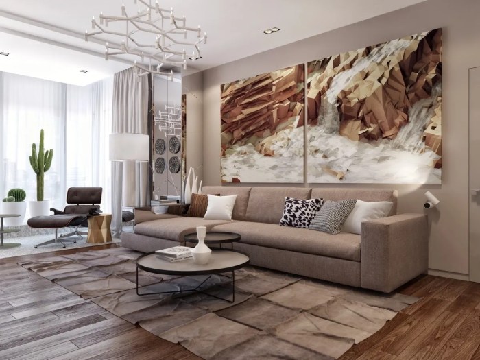 Large living room wall decor ideas