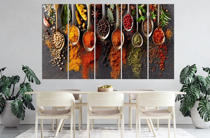 Kitchen large wall decor