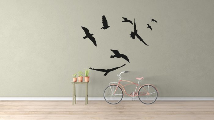 Wall decor stickers birds