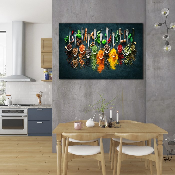 Kitchen large wall decor